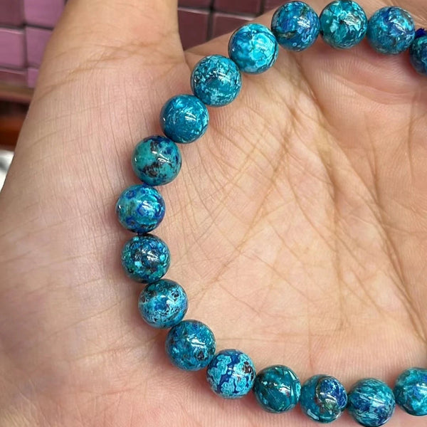 Blue Malachite Azurite Bracelet-ToShay.org