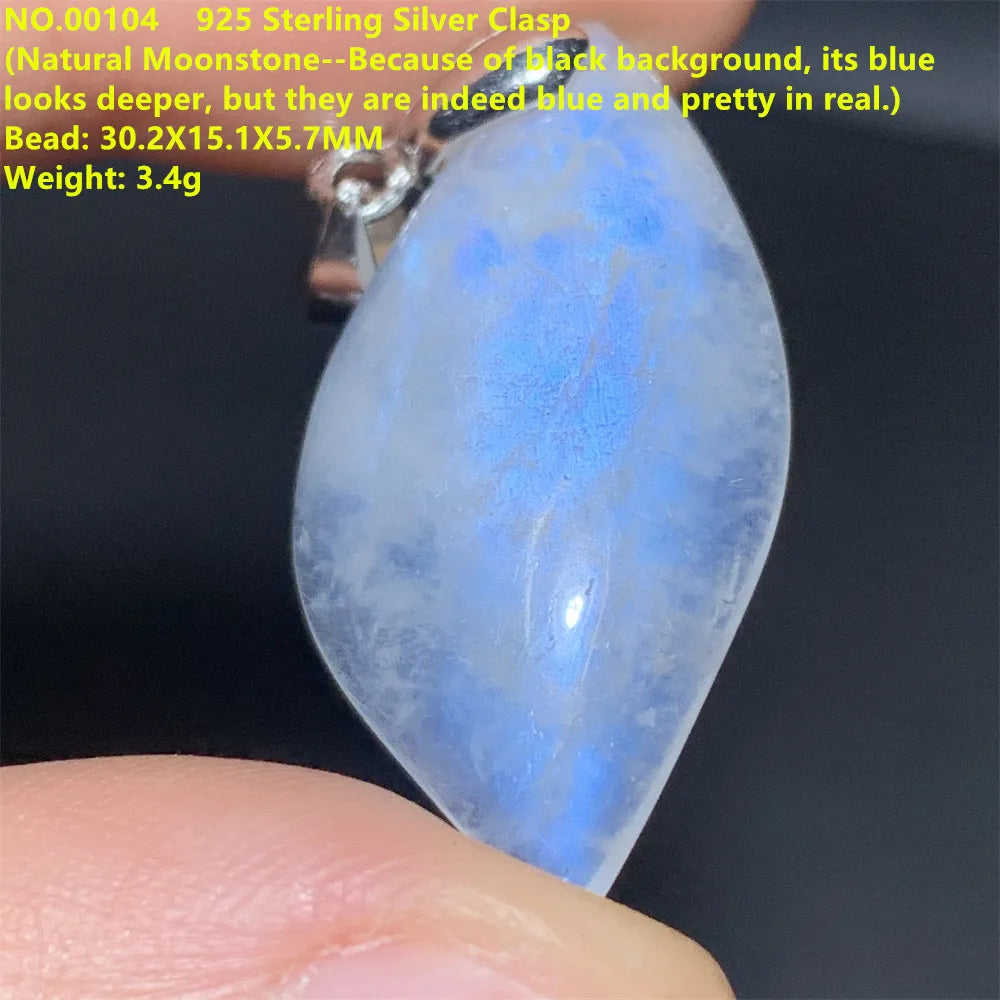 Blue Light Moonstone Pendants-ToShay.org