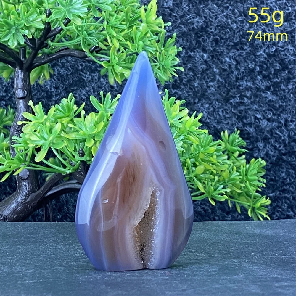 Blue Lace Agate Torch-ToShay.org