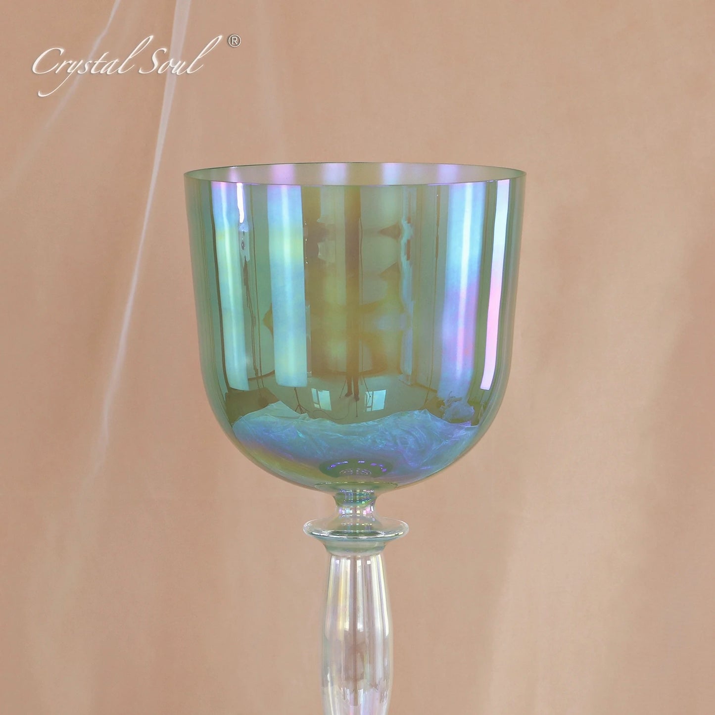 Green Double Headed Singing Bowl-ToShay.org
