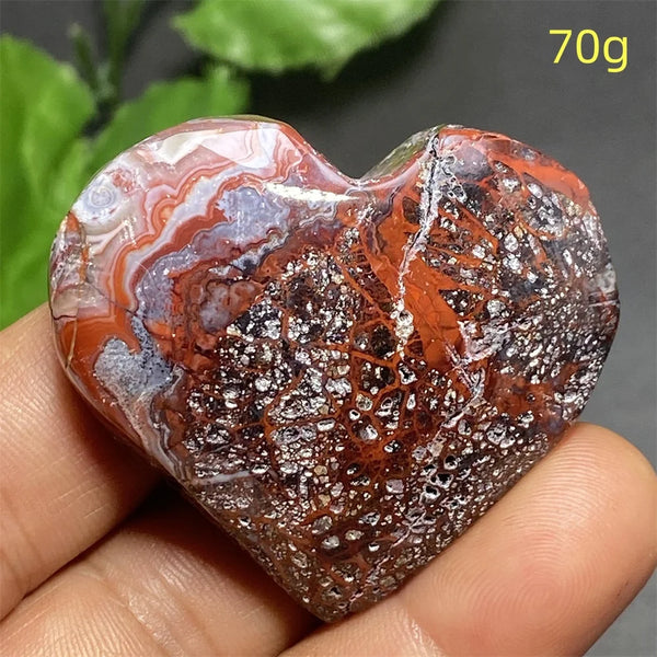 Red Agate Heart-ToShay.org