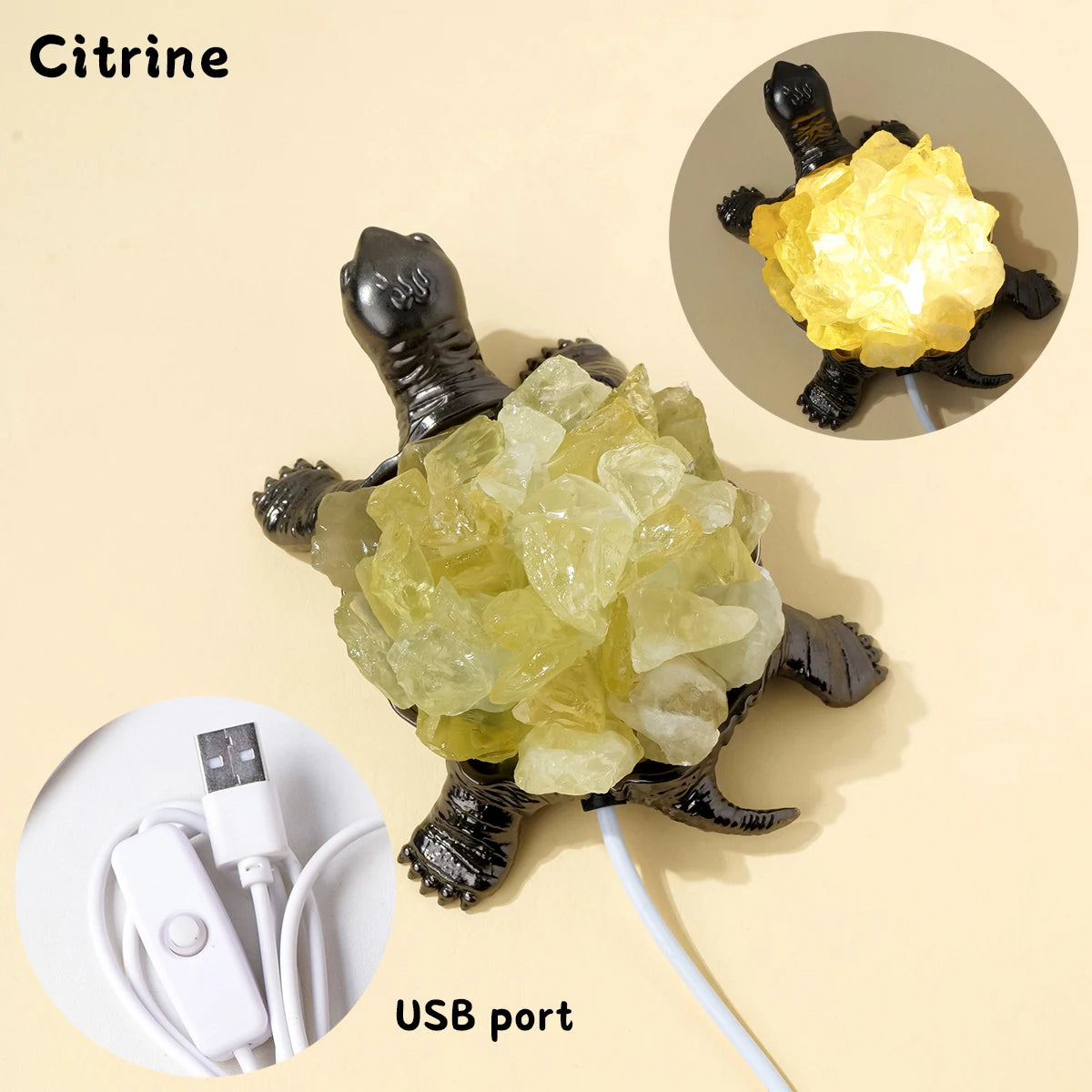 Mixed Crystal Turtle Light-ToShay.org