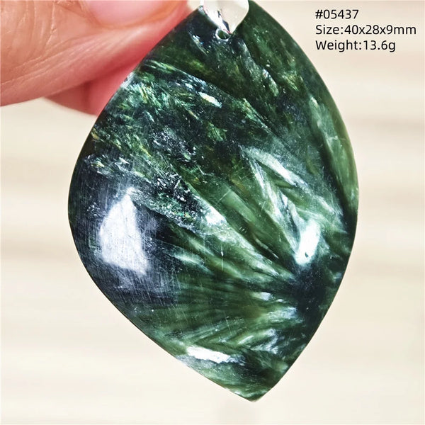 Green Seraphinite Pendant-ToShay.org