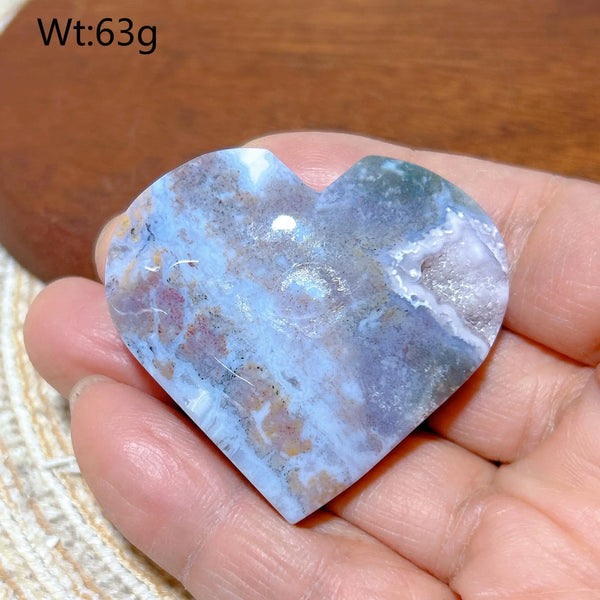 Green Moss Agate Heart-ToShay.org