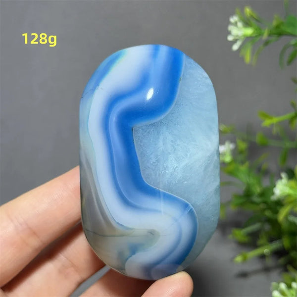 Blue Sapphire Striped Agate-ToShay.org