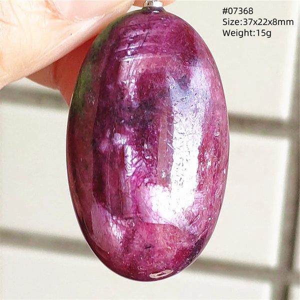 Red Ruby Zoisite Pendant-ToShay.org