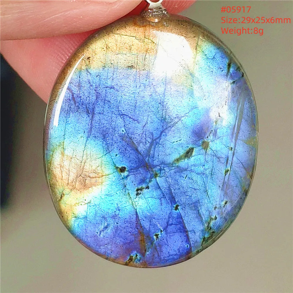 Blue Light Labradorite Pendant-ToShay.org
