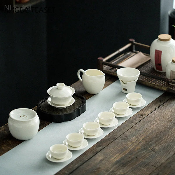 White Porcelain Tea Bowls-ToShay.org