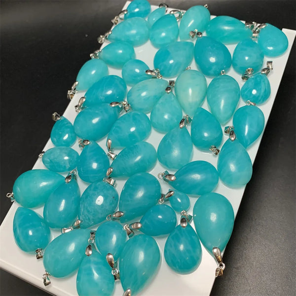 Blue Amazonite Pendants-ToShay.org
