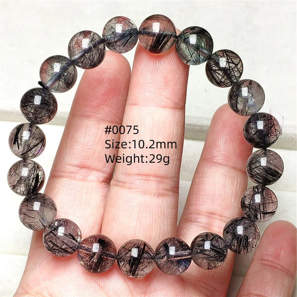Black Rutilated Quartz Bracelet-ToShay.org