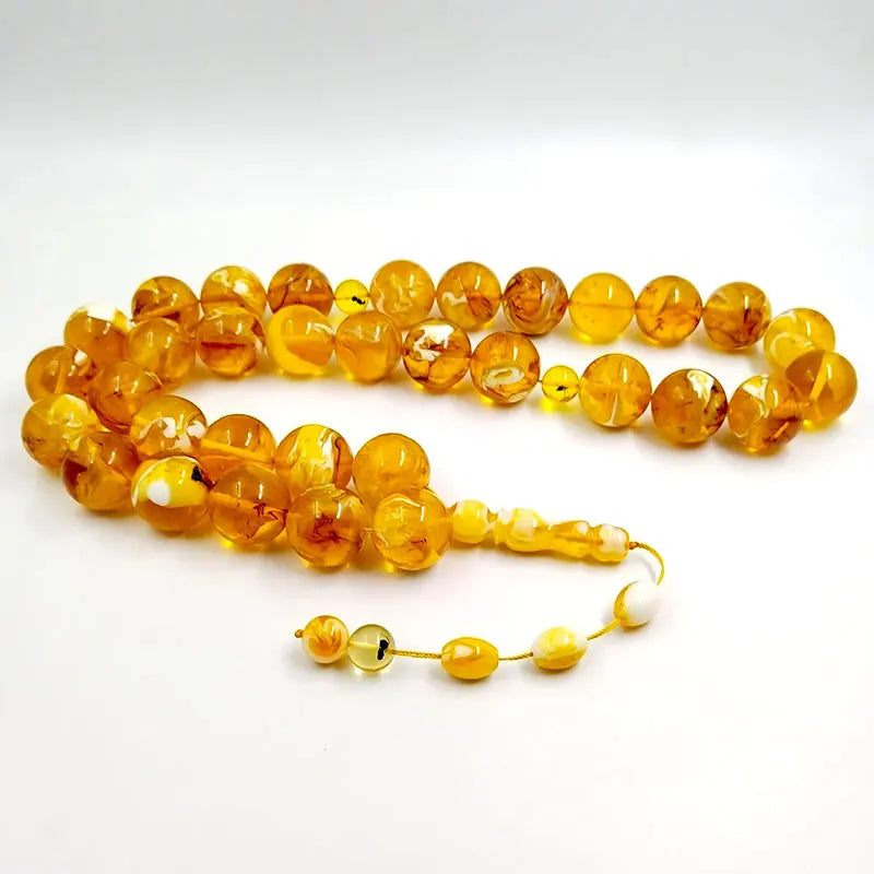 Yellow Insect Beads Tasbih-ToShay.org
