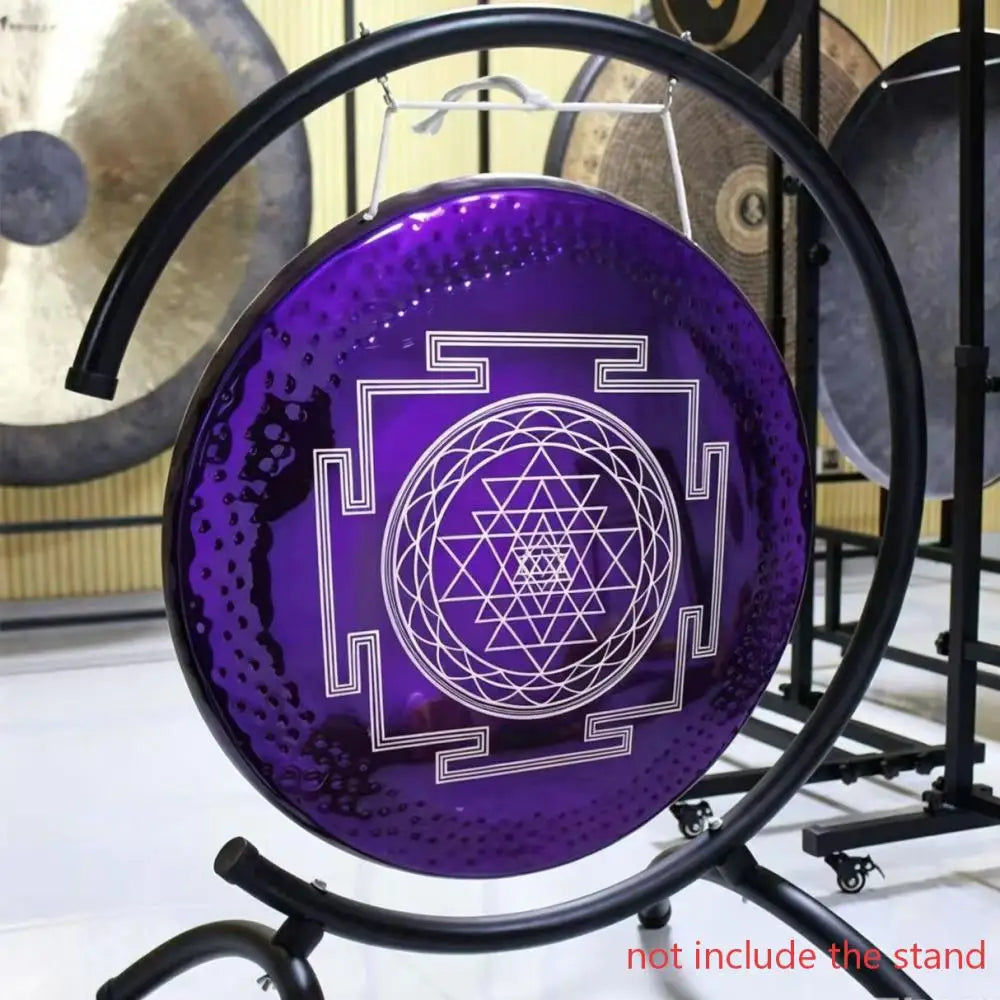 Purple Nickel Sri Yantra Gong-ToShay.org