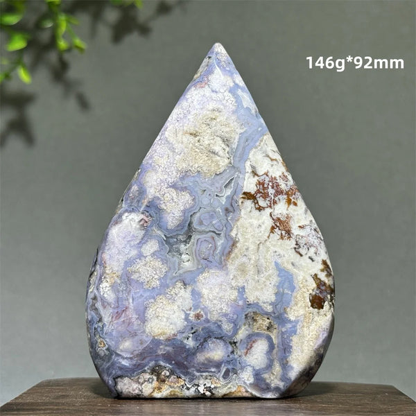 Blue Cherry Agate Torch-ToShay.org