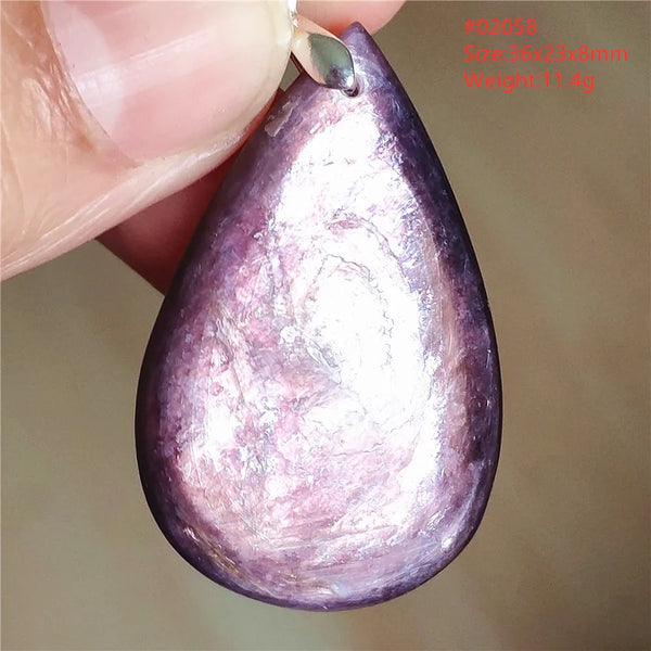 Purple Lepidolite Pendant-ToShay.org