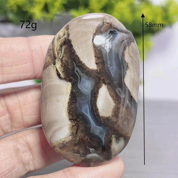 Fire Agate Palm Stone-ToShay.org