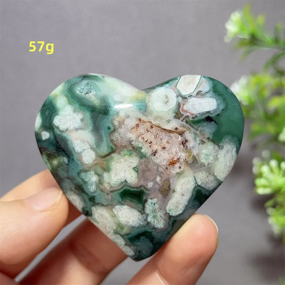 Green Cherry Blossom Agate-ToShay.org