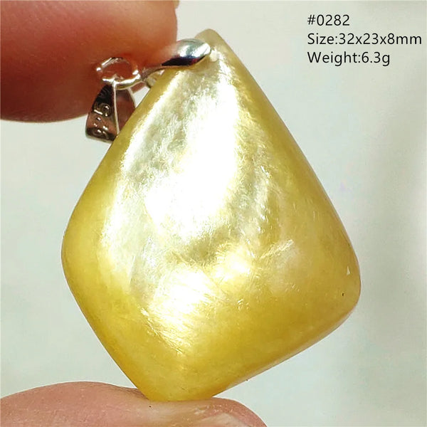 Gold Lepidolite Pendant-ToShay.org