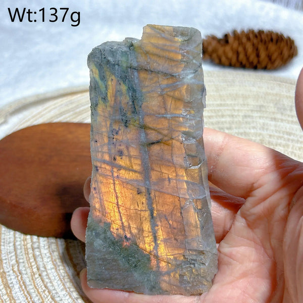 Purple Labradorite Slice-ToShay.org