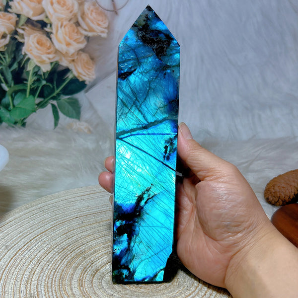 Blue Labradorite Tower-ToShay.org