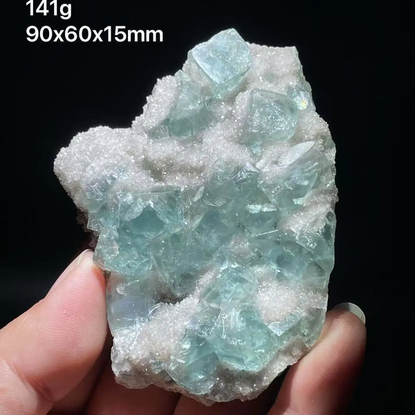 Green Fluorite Crystal-ToShay.org