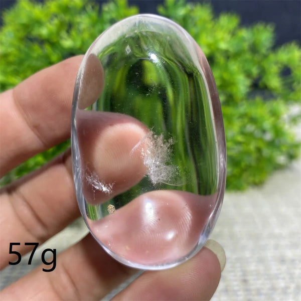 Clear Crystal Palm Stone-ToShay.org