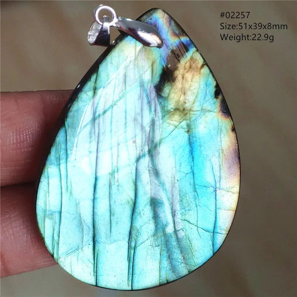 Blue Light Labradorite Pendant-ToShay.org
