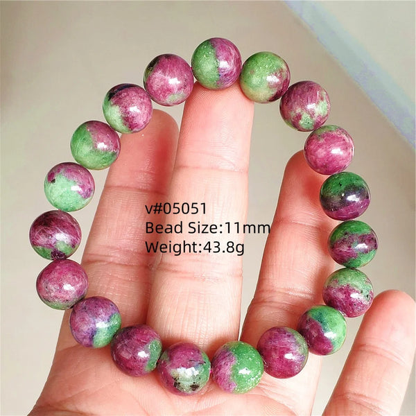 Red Ruby Zoisite Bracelet-ToShay.org