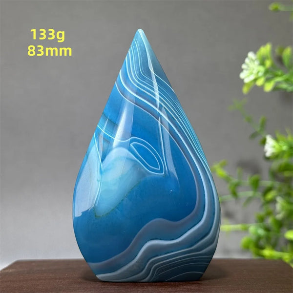 Blue Agate Torch-ToShay.org