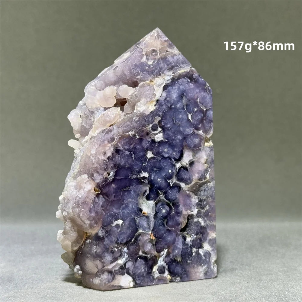 Purple Grape Agate Tower-ToShay.org
