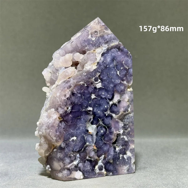 Purple Grape Agate Tower-ToShay.org