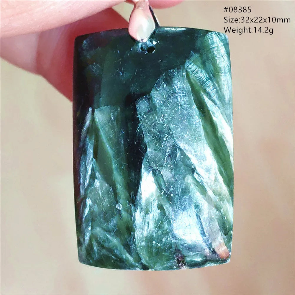 Green Seraphinite Pendant-ToShay.org