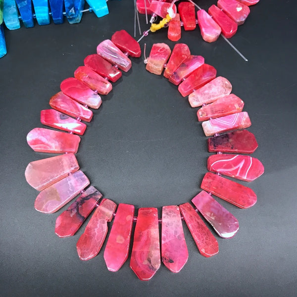 Mixed Dragon Vein Agate Beads-ToShay.org