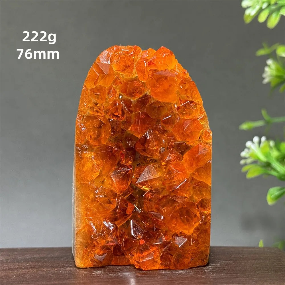 Orange Citrine Cave Cluster-ToShay.org