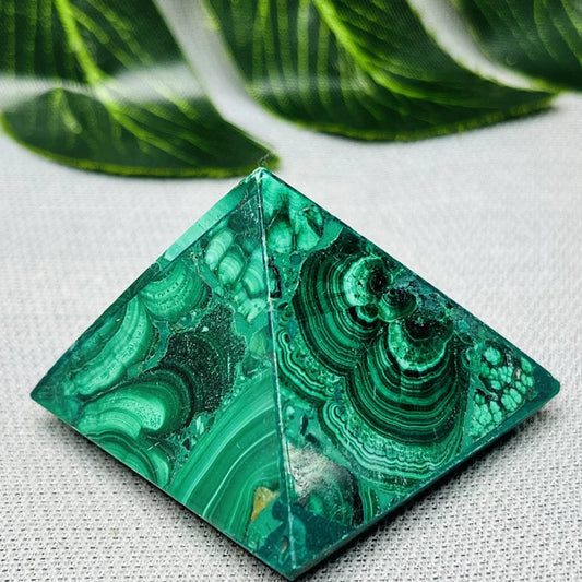Green Malachite Pyramid-ToShay.org