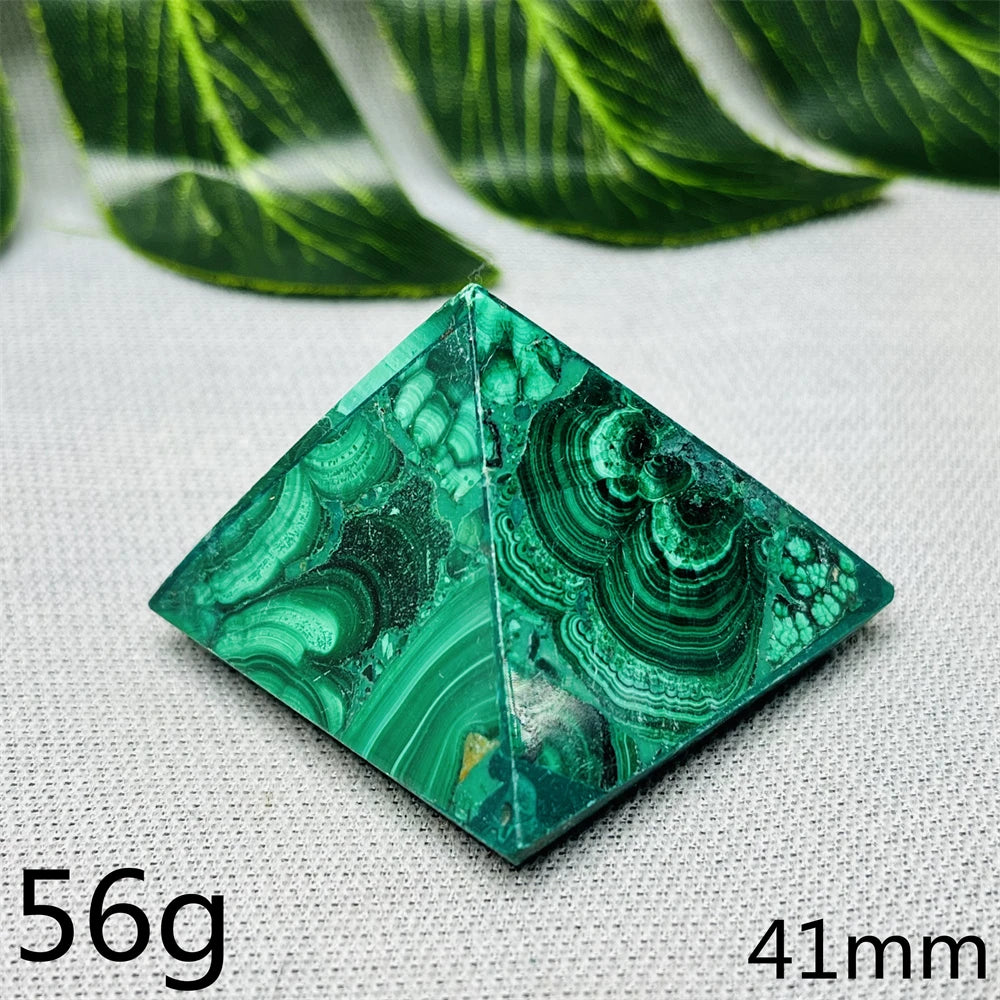 Green Malachite Pyramid-ToShay.org