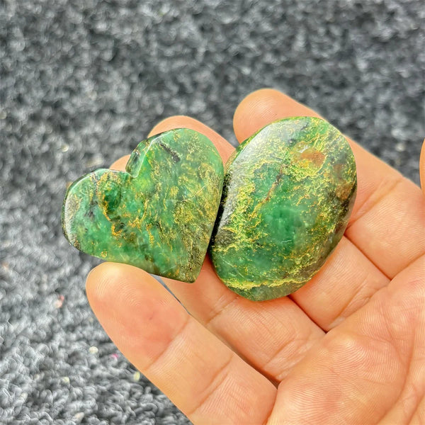 Green Emerald Stone Heart-ToShay.org