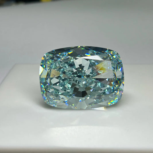 Blue Crushed Ice Cubic Zirconia-ToShay.org