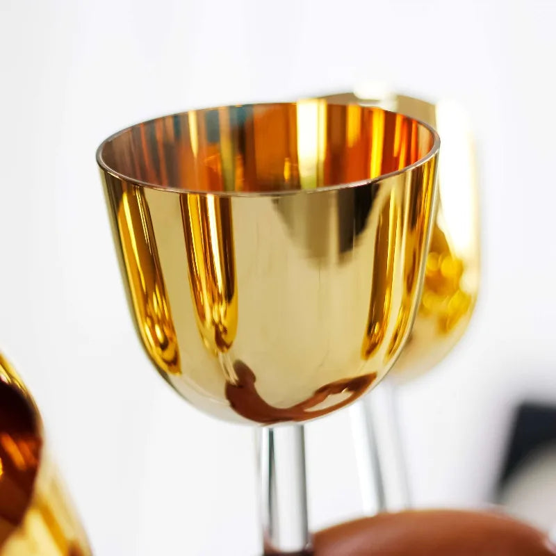Gold Crystal Singing Handle Bowls-ToShay.org
