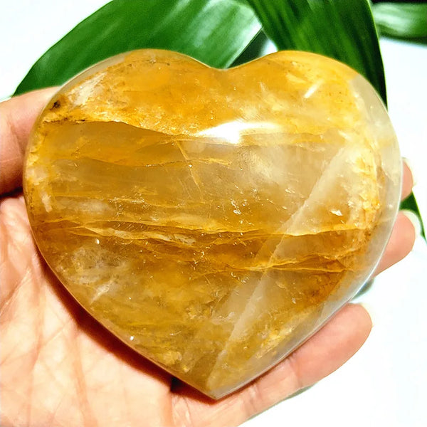 Yellow Blood Quartz Heart-ToShay.org