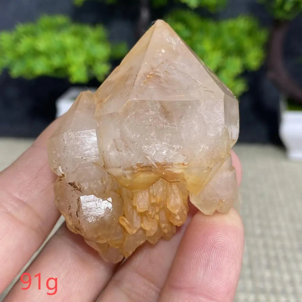 White Quartz Crystal Cluster-ToShay.org