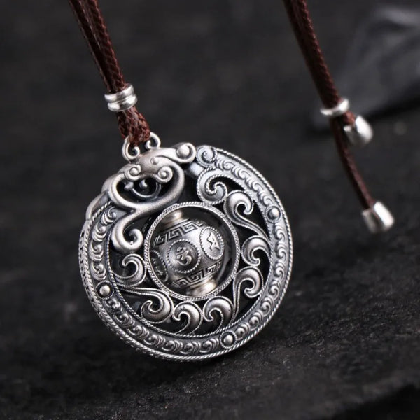 Silver Mantra Pendant-ToShay.org