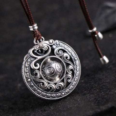 Silver Mantra Pendant-ToShay.org