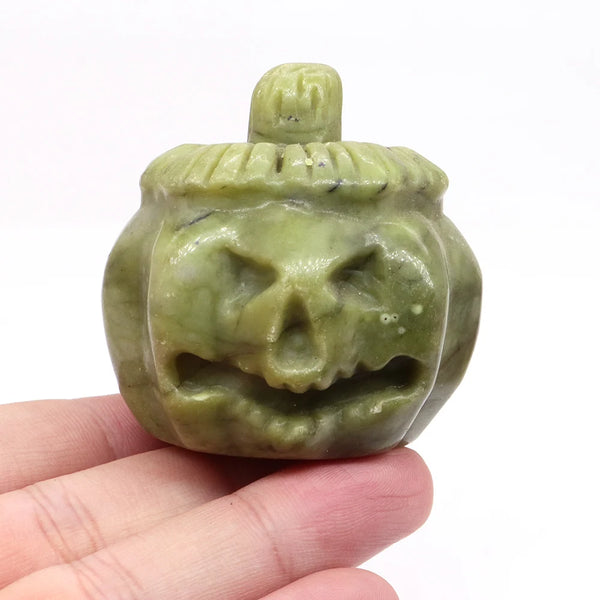 Mixed Crystal Pumpkin Face-ToShay.org