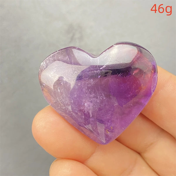 Purple Amethyst Hearts-ToShay.org