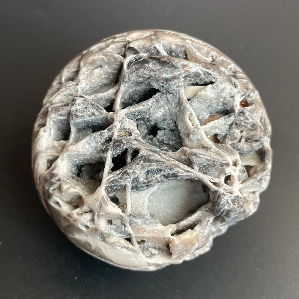 White Sphalerite Rock Ball-ToShay.org