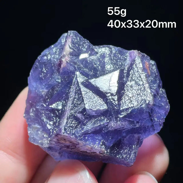 Blue Fluorite Crystal-ToShay.org