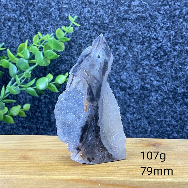 Purple Sphalerite Geode Point-ToShay.org