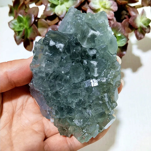 Blue Fluorite Crystal-ToShay.org