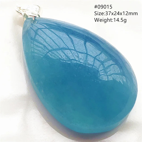 Blue Aquamarine Pendant-ToShay.org
