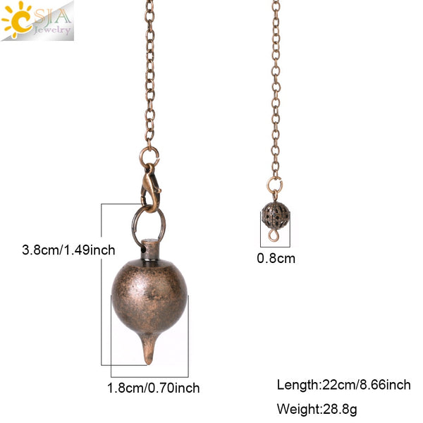 Copper Dowsing Pendulum-ToShay.org
